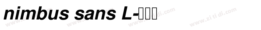 nimbus sans L字体转换